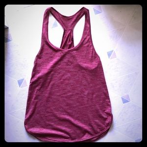 Lululemon 105 Singlet Heathered Cranberry